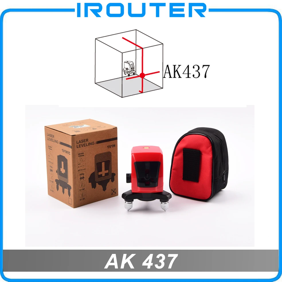 

ACULINE AK437 red 2 lines laser level , red ray level