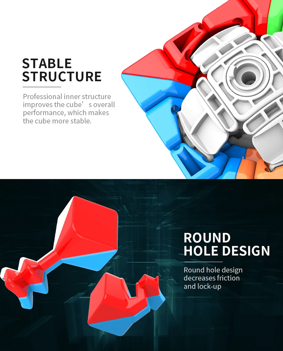 Moyu Meilong 4x4 скоростной куб Волшебная головоломка без косточек 4x4x4 Neo Cubo Magico 59 мм Мини Размер матовые поверхностные игрушки для детей