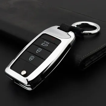 

Zinc alloy Car Key Remote Cover Case For Kia Rio K2 Sportage 2017 2018 Ceed Optima K5 Cerato K3 K4 Sorento Carens Auto Key Case
