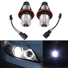 Новое поступление 6500 к ксенон белый 2X5 Вт 10 Вт Светодиодный Маркер Ангельские глазки свет для BMW E39 M5 E87 E60 E63 E64 E65 E66 X3 X5 E53 без ошибок