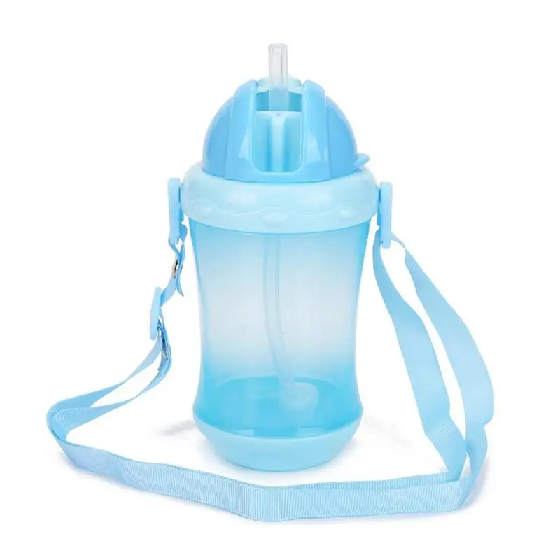 260 мл чашка младенца Детские герметичные питьевой подача воды бутылка с соломинкой
