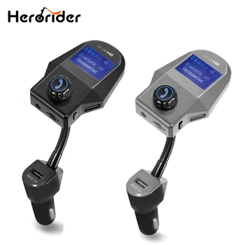 

Herorider M8 Mini Car Interior s Bluetooth Car Kit FM Transmitter Handsfree MP3 Player Dual USB Charger Support for TF card