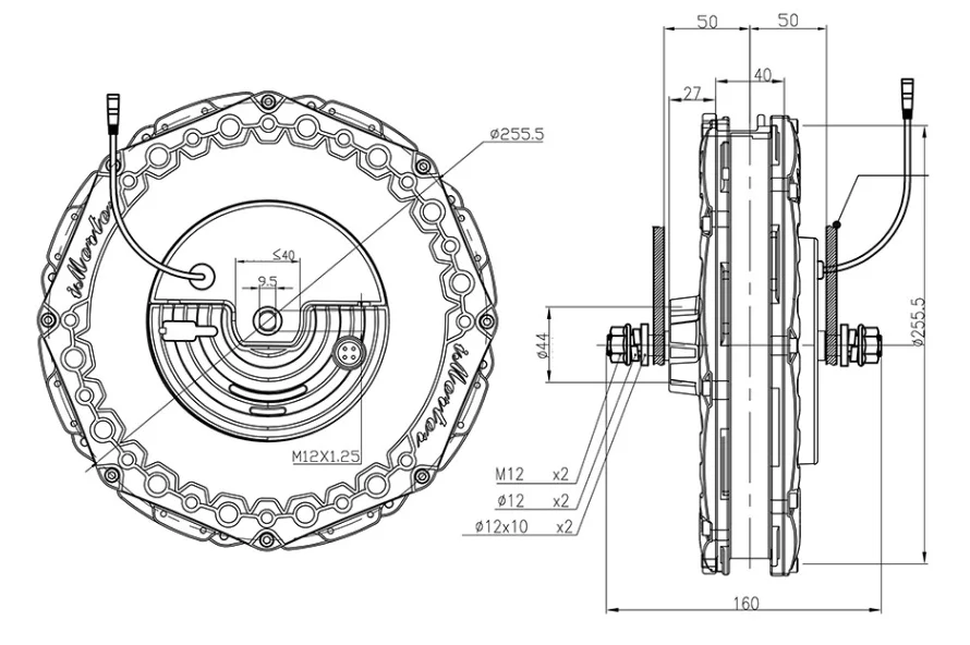 imortor-2-wheel-ebike-kit size