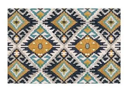 Марокканский винтажный художественный этнический китайский стиль мягкий ковер для спальни коврик для обучения машинная стирка на заказ ковер аксессуары для дома - Цвет: GT-12
