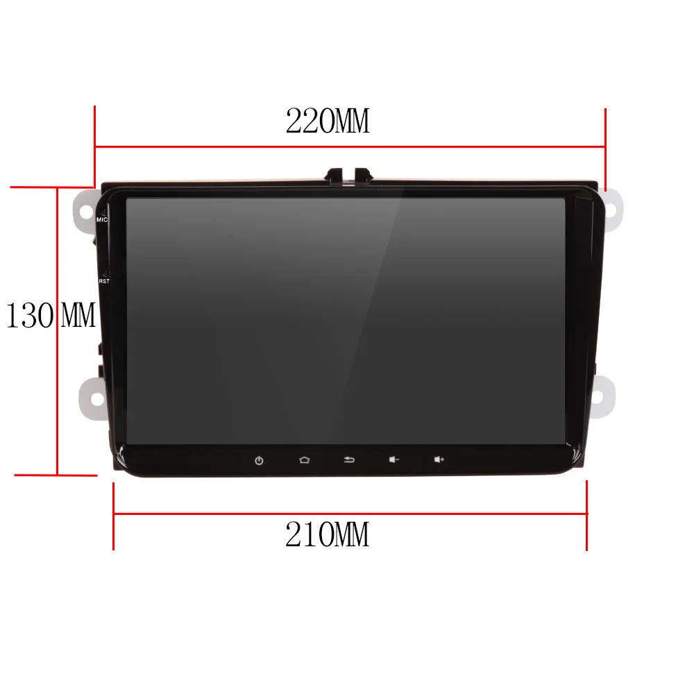

SZBULOAI Android 8.1 Car GPS Navigation for VW Volkswagen SKODA GOLF 5 Golf 6 POLO PASSAT B5 B6 JETTA TIGUAN dvd player BT RDS