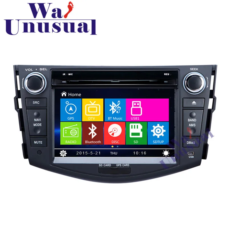 WANUSUAL New 7 Inch Professional Wince Car GPS Navigation For Toyota RAV4 2006 2007 2008 2009 2010 2011 2012 with 8GB Free Maps