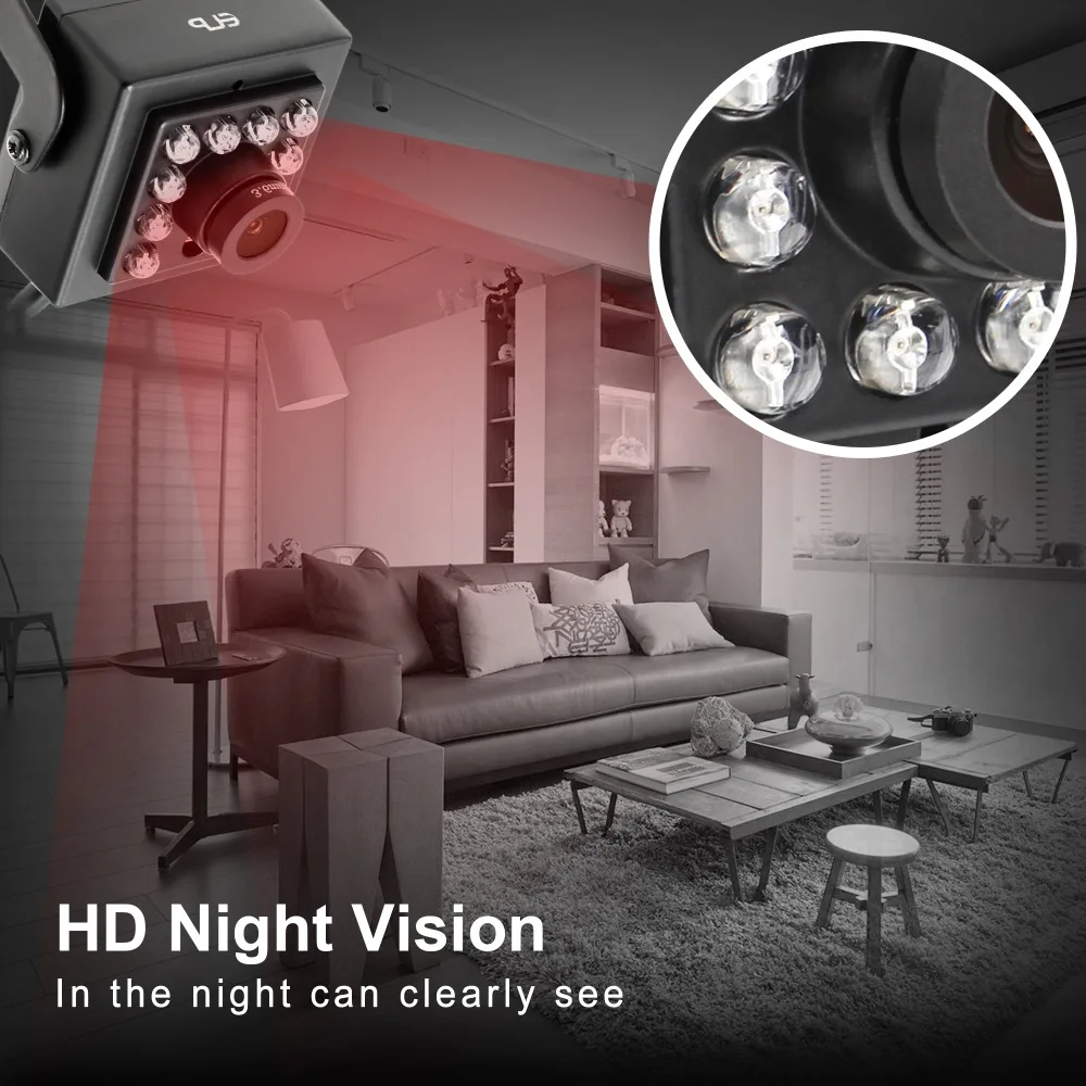 ELP Sony IMX322 камера ночного видения USB H.264 CCTV ИК Аудио Мини веб 1080P Android Linux Windows для