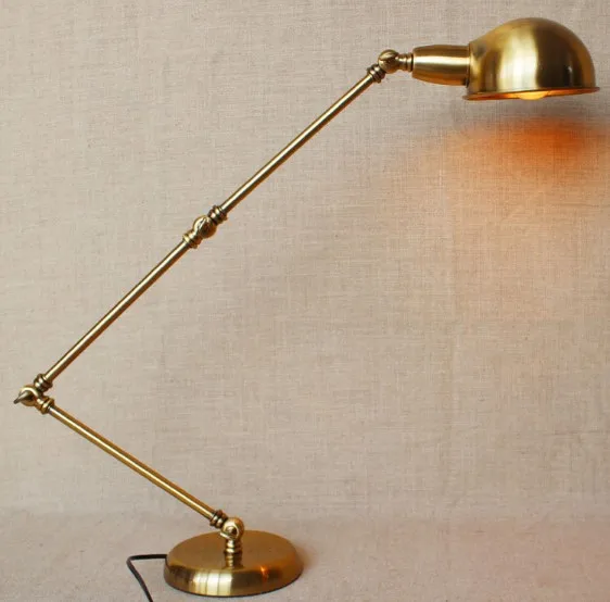 

Golden Industiral Vintage Table Lamp For Bedroom Lampe Deco Arm Adjustable Desk Lamp,Abajur Luminaria Lampara De Mesa