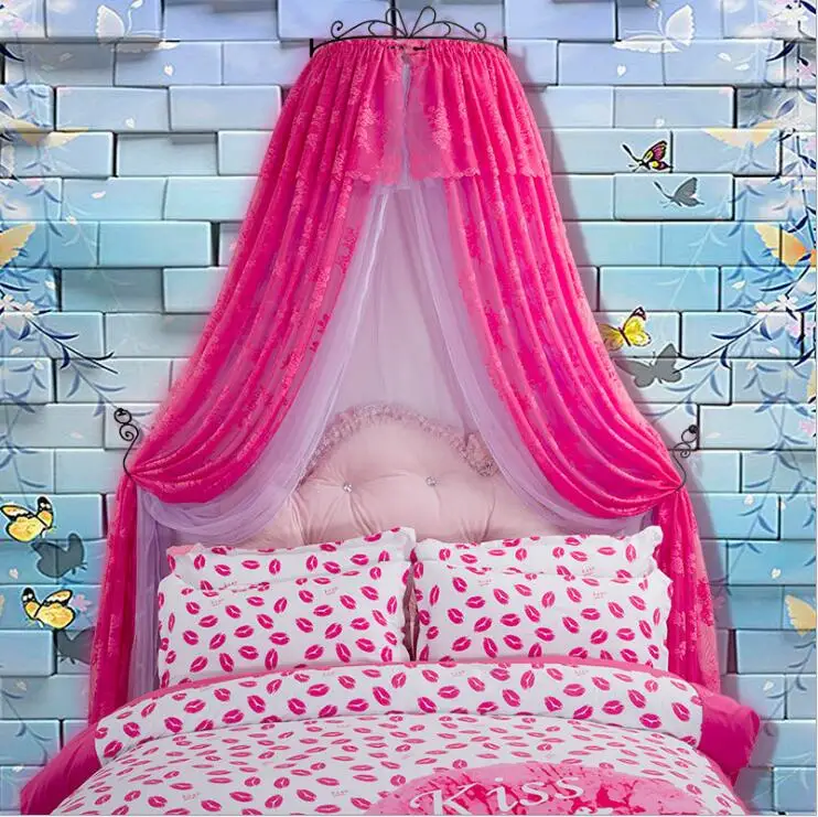 New Luxury Palace Princess Mosquito Net Pink Bed Mantle Palace Princess Mosquito Net Pink Bed