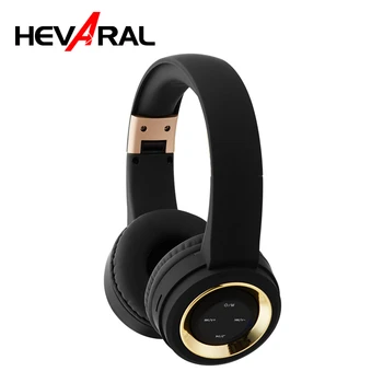 

Hevaral Bluetooth Headphone Wireless Gaming Earphone Noise Cancelling Headset Support TF Card FM Radio Handsfree HIFI Super Bass