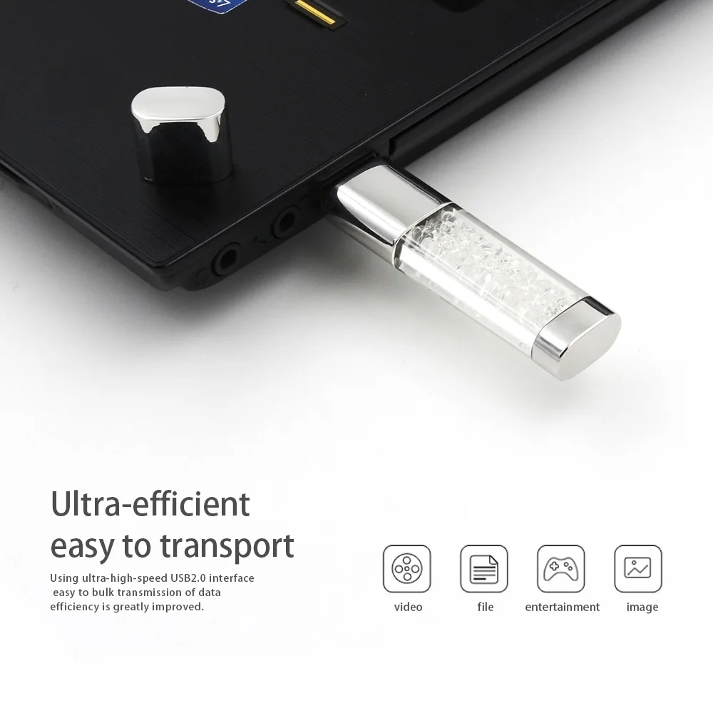 Кристальный usb флеш-накопитель 32 GB 16 GB 8 GB 64 ГБ флеш накопитель флешки водонепроницаемый Алмаз флеш-накопитель memoria Cel палку помада memoria флэш-диск