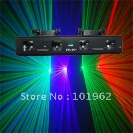 Hot selling 260mw RGV stage lighting DMX moving head laser show projector -4 Lens 3 color Wholesale/Retail