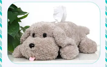 

Cute Plush Tissue Paper Box Anime Yuri on ICE Victor Makkachin Poodle Plush Tissue Box Dog Toy Paper Box Cute Durable Lovely