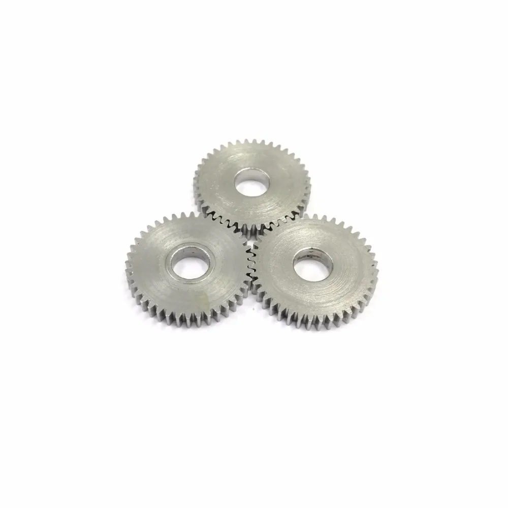 

10pcs Copper gear metal rack pinion 0.5 modulus 40 tooth 6mm cylinder