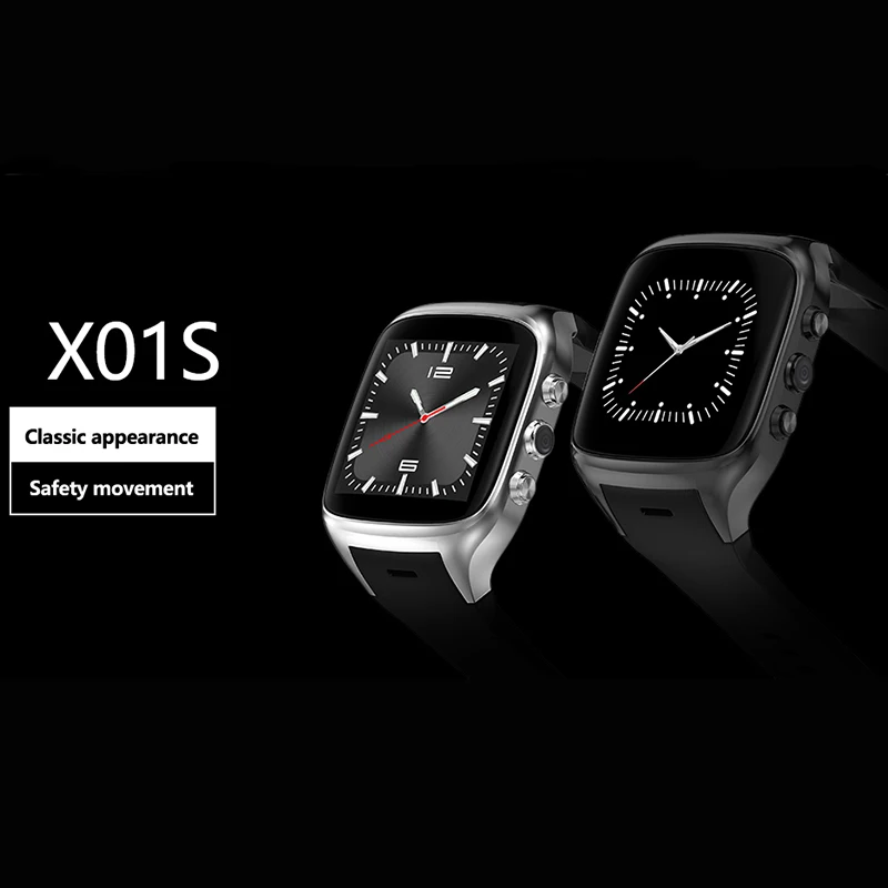 X02S Smart Watch SIM Card GPS Navigation 2MP Camera Phone Call Bracelet 1.54 inch Big Battery Android 5.1