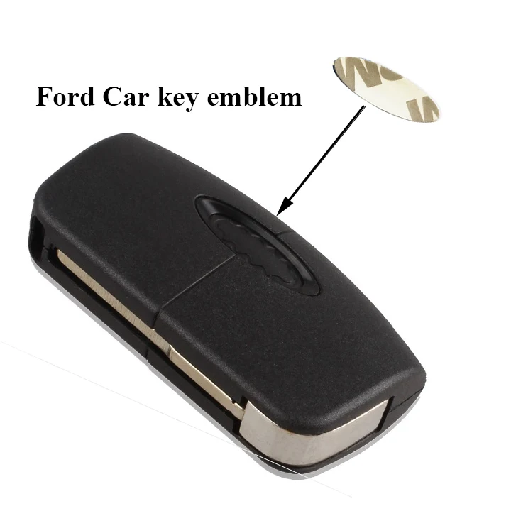 

5pcs/lot 20X7mm Oval Car Key logo sticker 18X7mm car emblem sticker