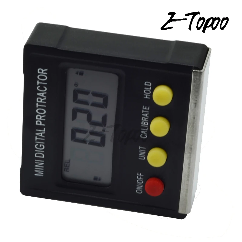 Precision digital protractor inclinometer Level box digital angle finder Bevel Box with magnet base