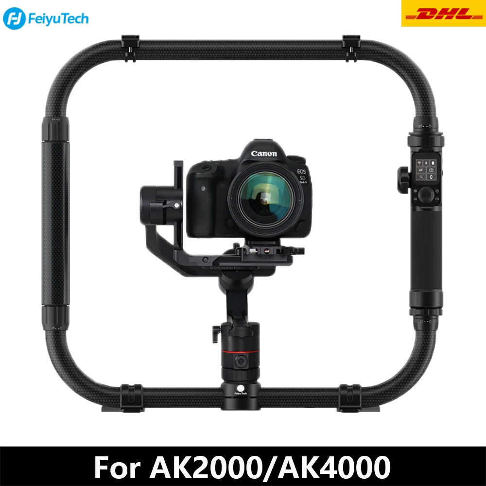 

FeiyuTech Feiyu Dual Hangle Grip AK Series Double-hand Foldable Set Dual Hangle Grip for AK2000 AK4000 DSLR Stabilizer Gimbal