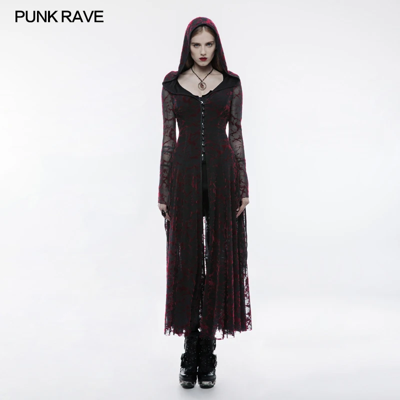 

Gothic flame long Dress WY836
