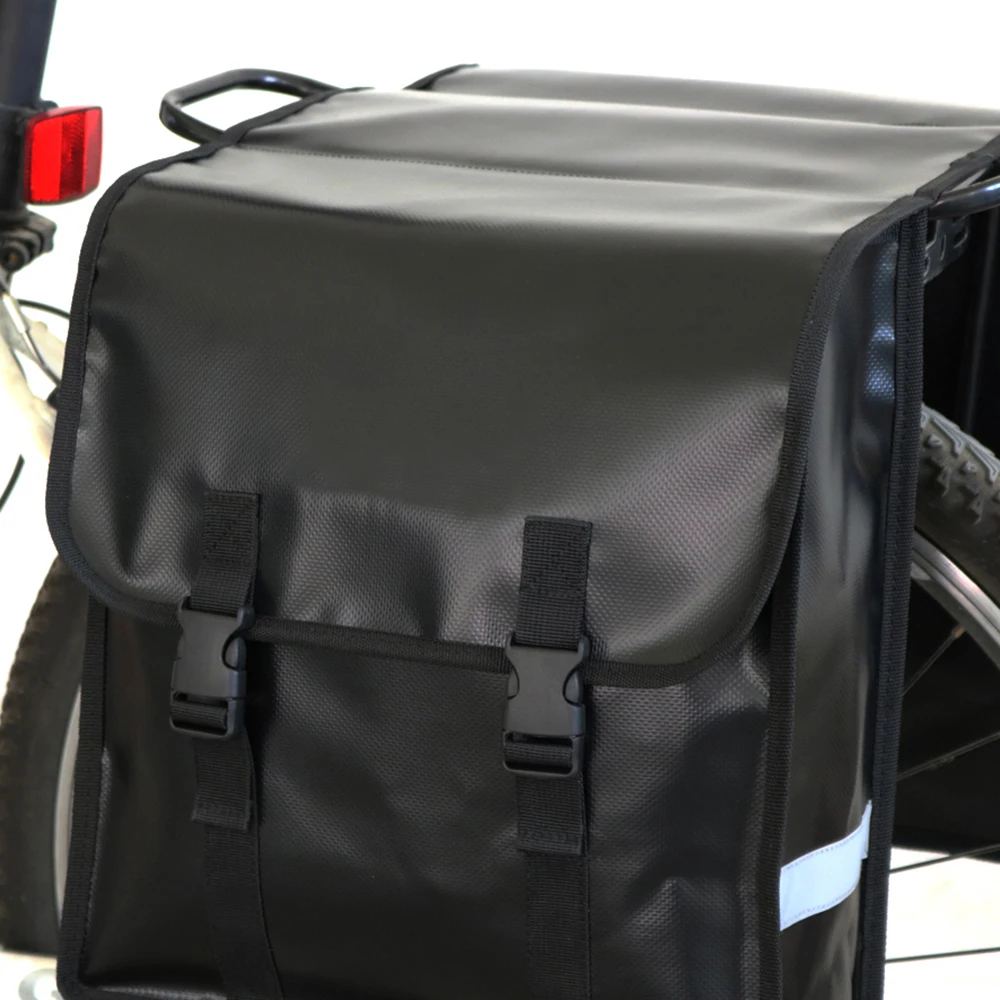 Discount Mountain Bike Rear Bag Waterproof MTB Road Bike Pannier Bicycle Rear Tail Seat Trunk Bag Double Side Cycling Bycicle Rack Bag 3