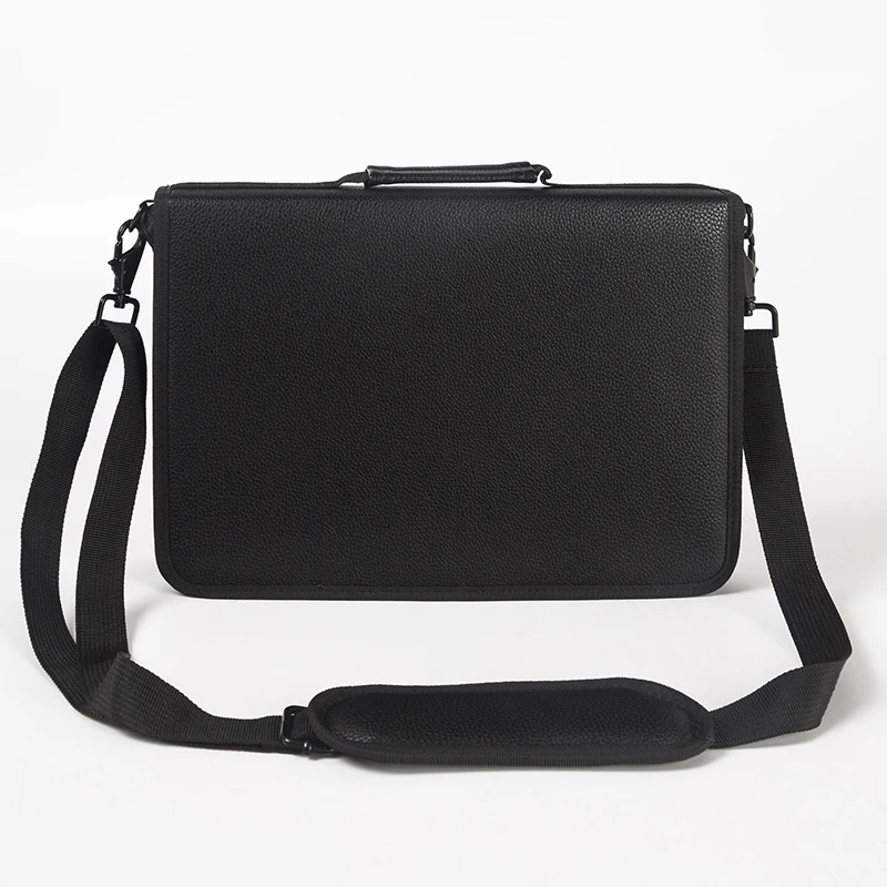 Kaufen 160 loch Folding PU Leder Schule Bleistifte Fall Große Kapazität Tragbare Bleistift Tasche Für Farbige Bleistift Gel Stift Fall Kunst liefert