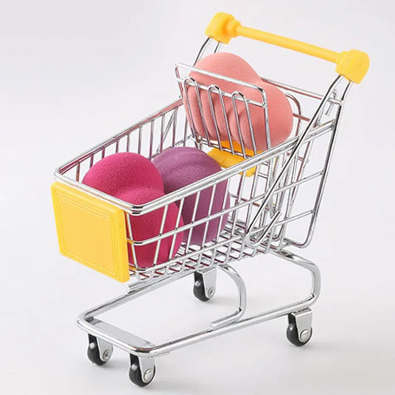 

Creative Simulation Mini Child Shopping Cart Trolley For Storage Basket Home Decorations