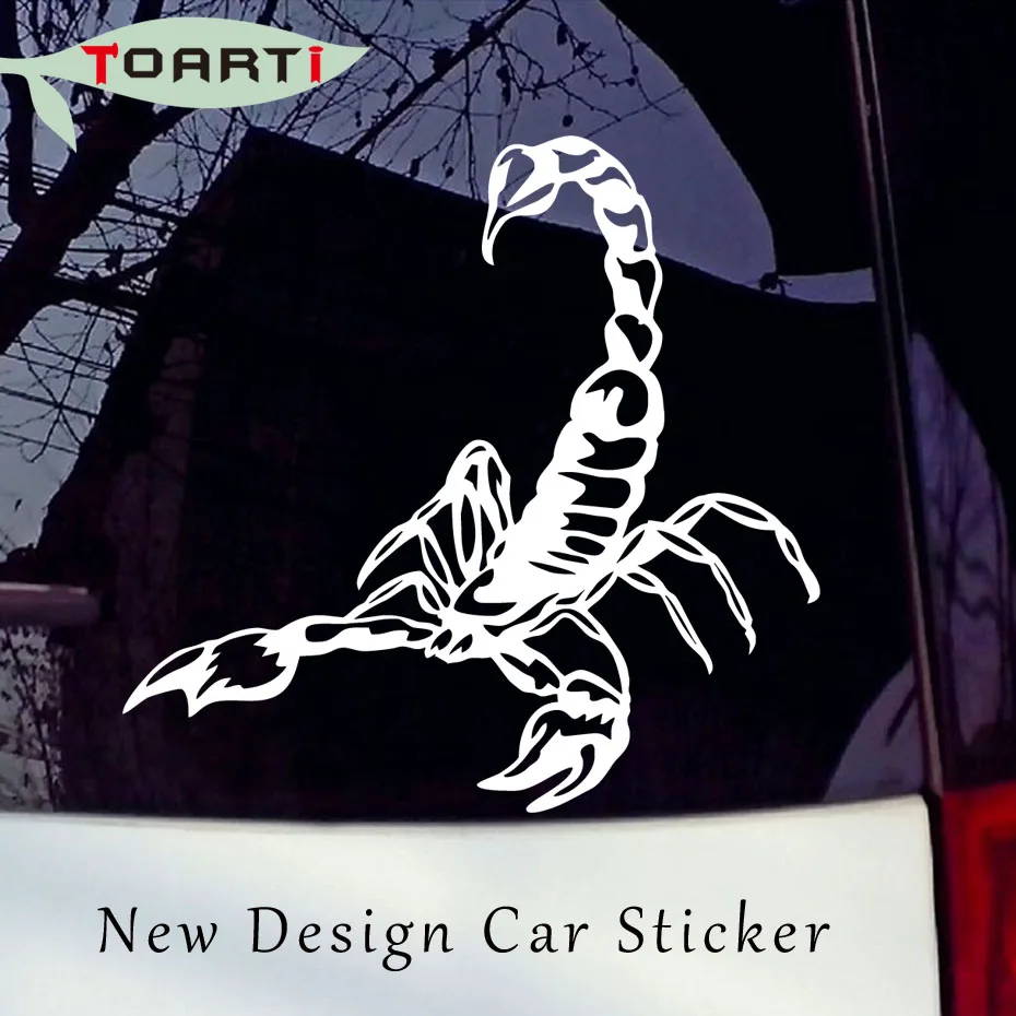 

Scorpion Vinyl Decal Car Stickers Truck Window Bumper Laptop Spider Creative Adesivo Diy Removable Car Accessories Decoration