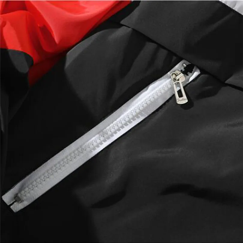 Winter Men Jacket Casual Coats Autumn Long Sleve Zipper Patchwork Hooded Sweatshirt CardiganTops Male Outwear #4M28 (1)