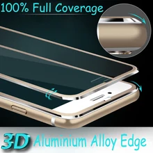 3D изогнутое закаленное стекло из алюминиевого сплава для телефона iPhone 11 Pro XS Max XR X 8 5 5S SE 6 6S 8 7 Plus чехол Защита на весь экран