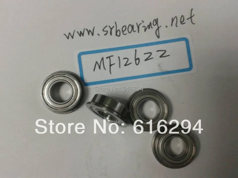 MF126ZZ flange bearing 6 * 12 * 4mm Flanged ball bearings 10PCS miniature ball bearings