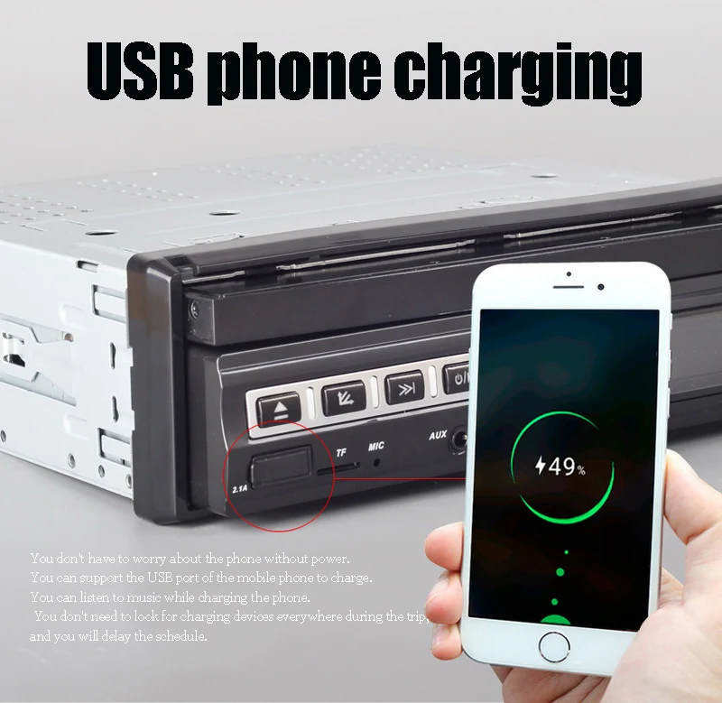 Автомобильный MP5 плеер Поддержка Bluetooth hands-free 7 дюймов 7110S поддержка Bluetooth hands-free