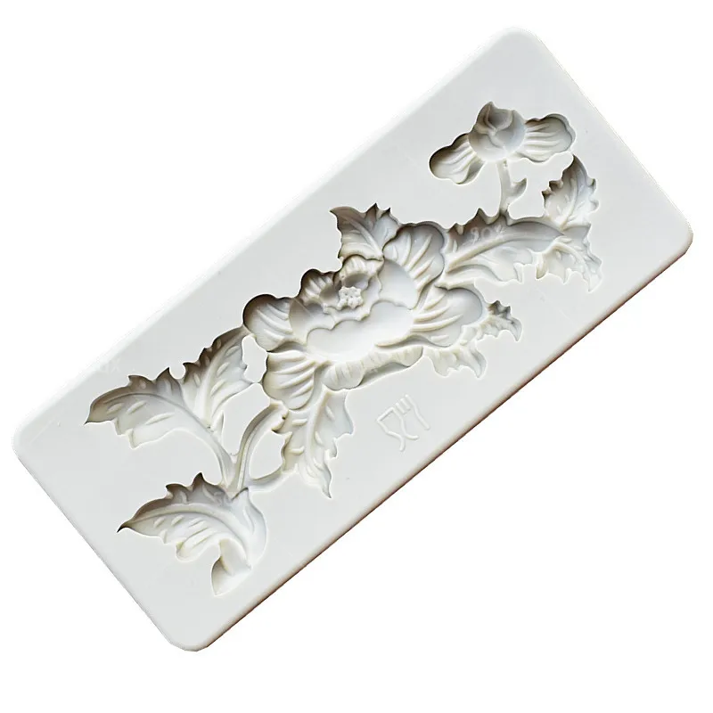 

Leaves lace DIY Chocolate Fondant Cake Baking Molds,Moule Silicone,Cake Decorating Tools Pastry Tools MR52