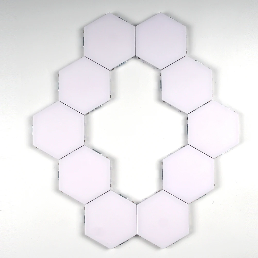 

Night Led Sensitive Modular Magnetic Decorative Bedroom Home Hexagonal Lamps Set Hotel Wall Lights Porch