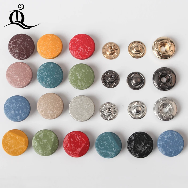 

10pcs 15mm Brass Snap Fastener Press Stud Rivet 831/633 Type Sewing Leather Button Craft For Clothes Garment DIY Accessories Q27