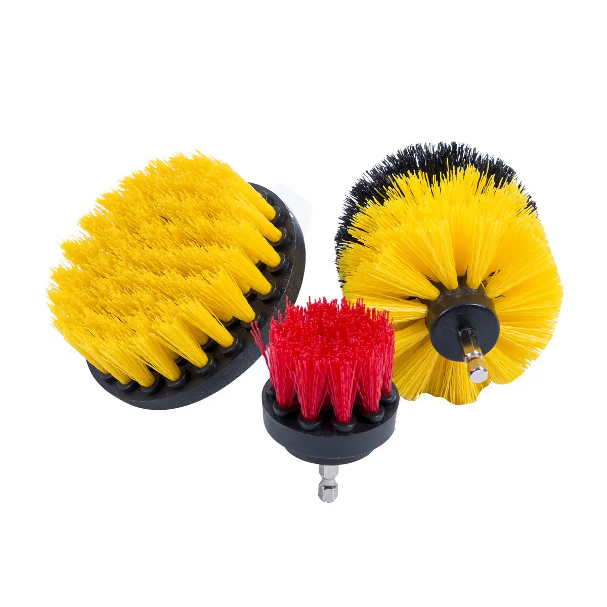 3 4 5 Pieces Set Tile Grout Power Scrubber Cleaning Drill Brush Tub