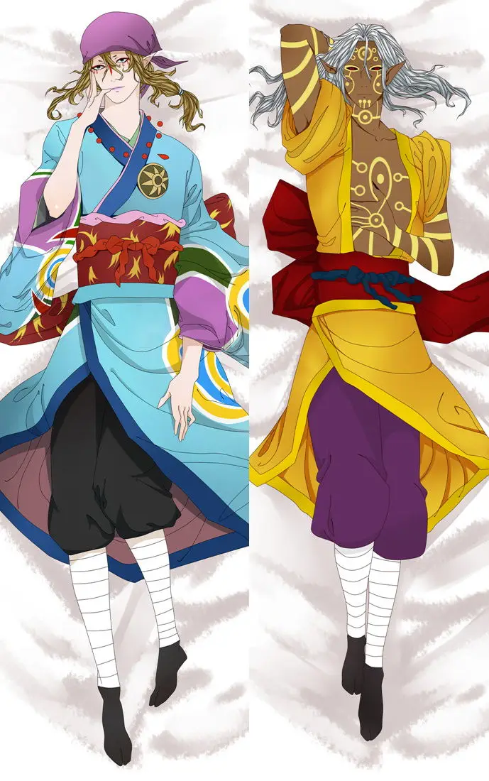 

Free Shipping Anime Dakimakura hugging pillow case Mononoke 65011