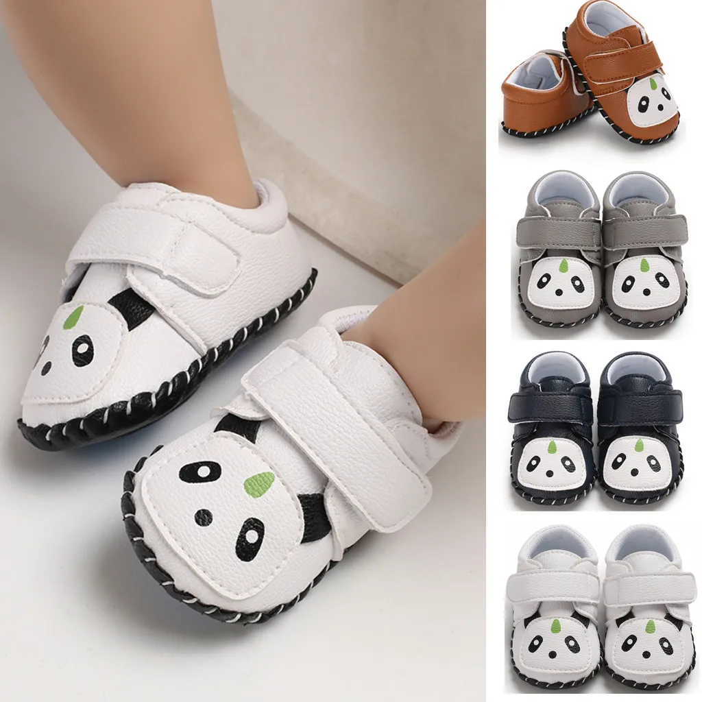Обувь для новорожденных мальчиков и девочек; Chaussure; мягкая подошва с рисунком панды; обувь для малышей; Schoenen Zapatos