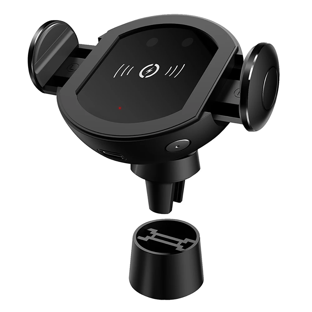 Car Air Vent Clip on Wireless Charger Bracket Infrared Intelligent