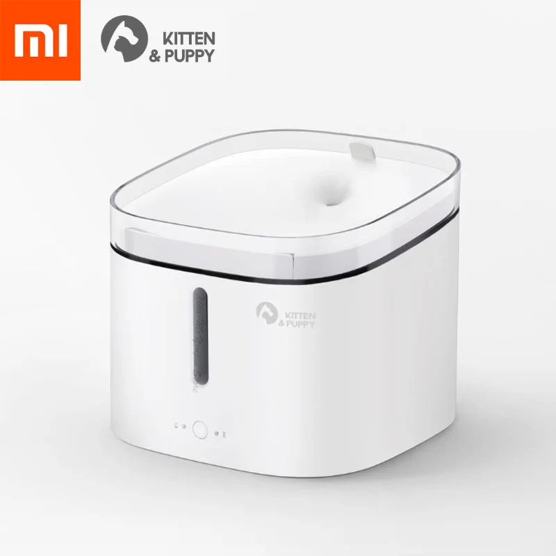 Xiaomi Mijia котенок, щенок, домашнее животное диспенсер для воды кошка живой фонтан 2Л Электрический фонтан Автоматическая умная собака поилка