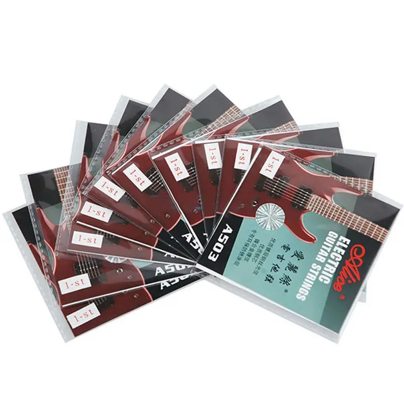 100pcs Alice A503 Light .010 inch/ .009 inch Super Light Steel 1st E