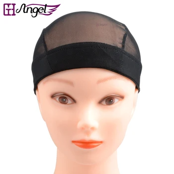 

Wholesale 60pcs Breathable Mesh Dome Style Wig Caps Hair Net Snood with Adjustable Elastic Band Wig DIY Making Accessories