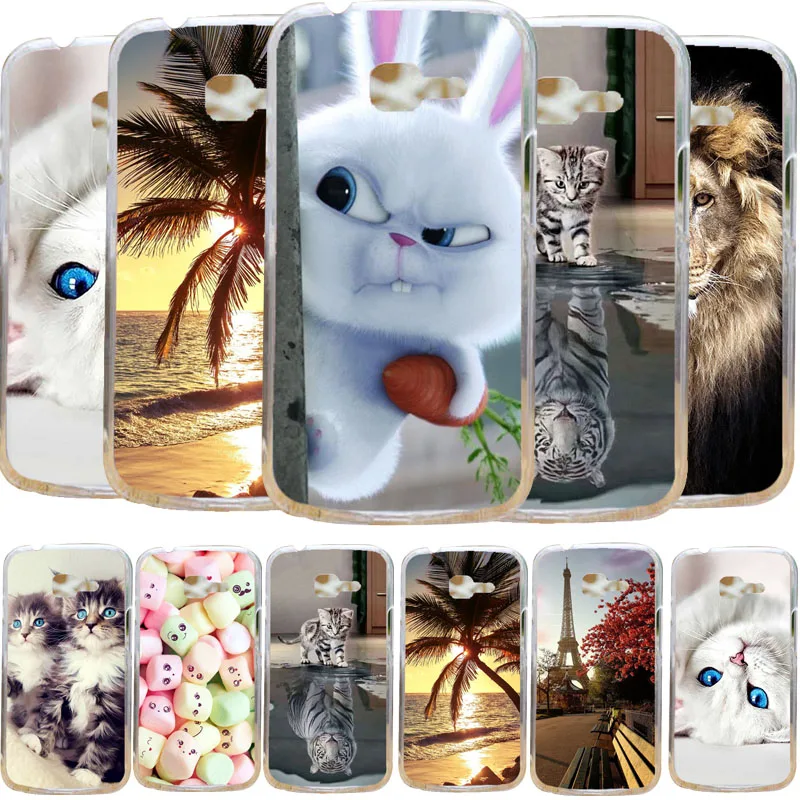 

Colorful Flower Painted Case For Samsung Galaxy Trend Lite S7390 S7392 7390 7392 Phone Case Cover Capa Hood S7390 S7392 Shell