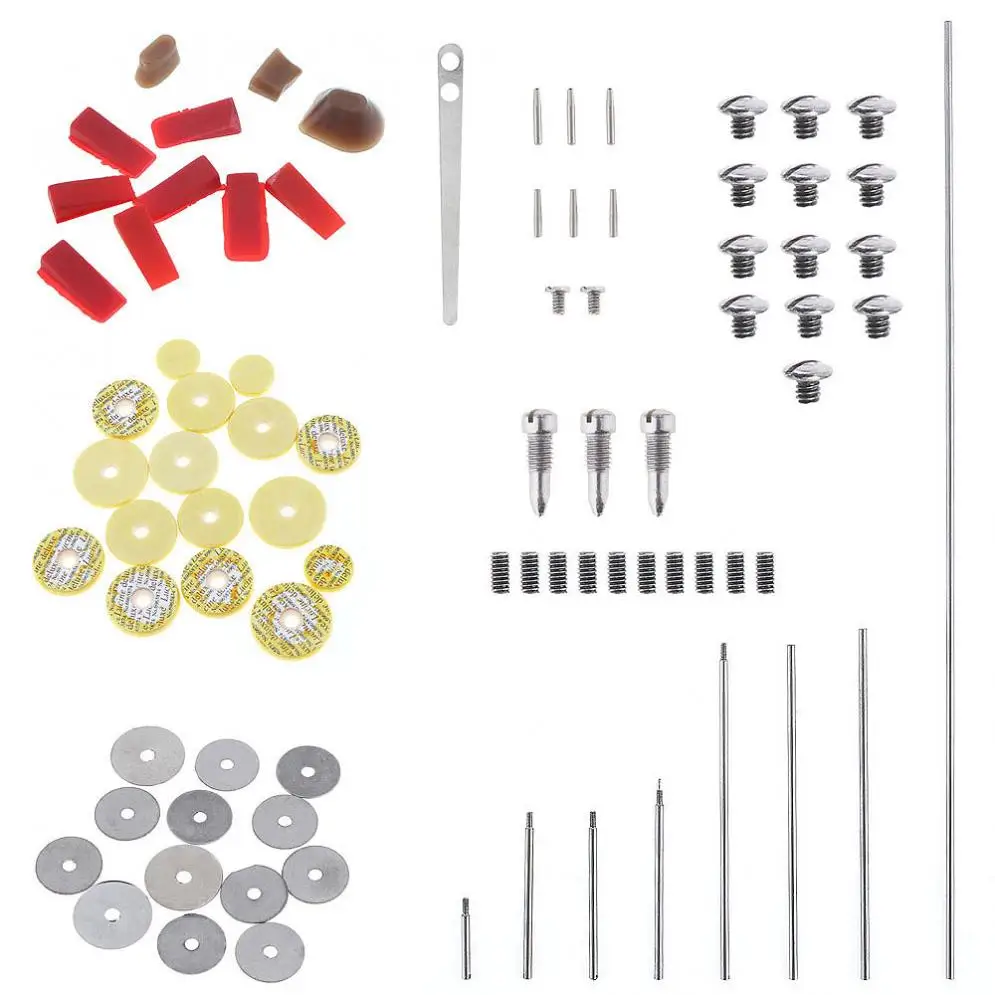 

83pcs/lot Durable Flute Repair Parts Set Complete Tools Flute Sound Hole Mat Pad Roller Screws Reed Wind Instrument Repair Kit