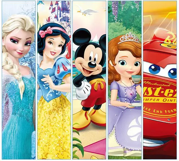 Disney замороженные Микки и Минни Маус София головоломки 100 шт. обучения Развивающие
