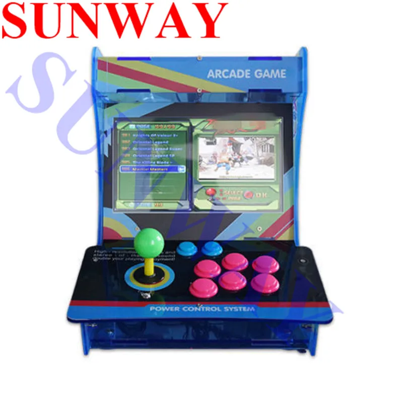 

Arcade 5s 999 in 1/986 in 1 jamma arcade console/family game console with 10" LCD mini arcade game machine Acrylic Cabinet