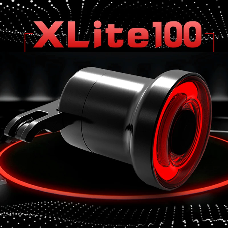 Xlite100 умный сенсорный стоп сигнал для велосипеда MTB задний фонарь и номерной