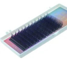 Натуральные накладные фиолетовые густые ресницы для наращивания поддельные красочные накладные ресницы для создания полосок Хэллоуин брендовые инструменты для макияжа корейская косметика