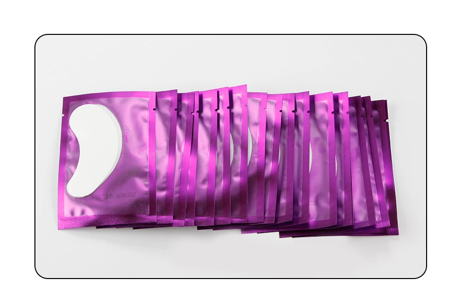 50 пар подушек для глаз бумажные накладки для наращивания ресниц для ресниц одноразовые подушечки для ресниц наклейки "ресницы" набор для макияжа