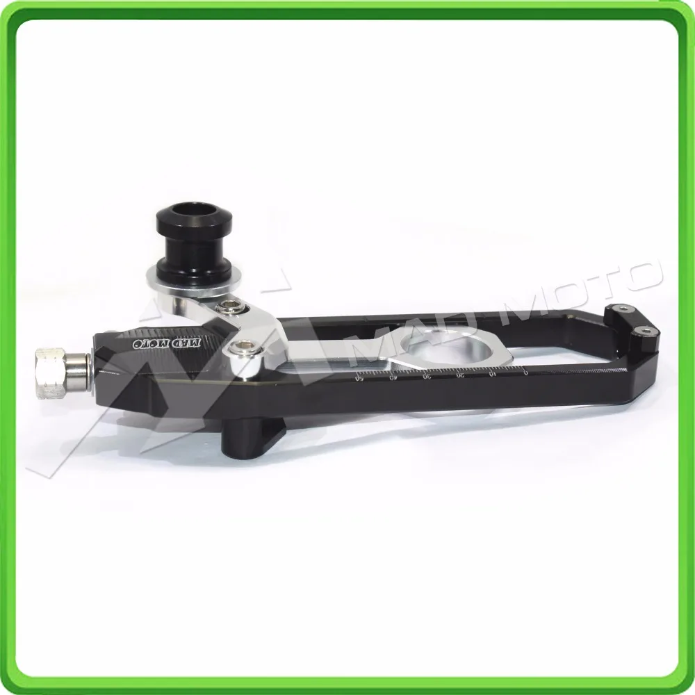 Motorcycle Chain Tensioner Adjuster with bobbin fit for BMW HP4 2012-2014,S1000R 2014-2017,S1000RR 2010-2017 Black & Silver (10)