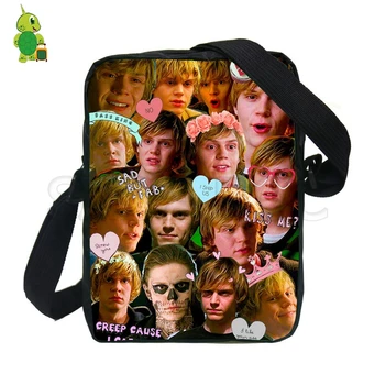 

Famous Tate Langdon Overlay Mini Messenger Bags America Horror Story School Shoulder Bags Womens Mens Travel Shoulder Bag